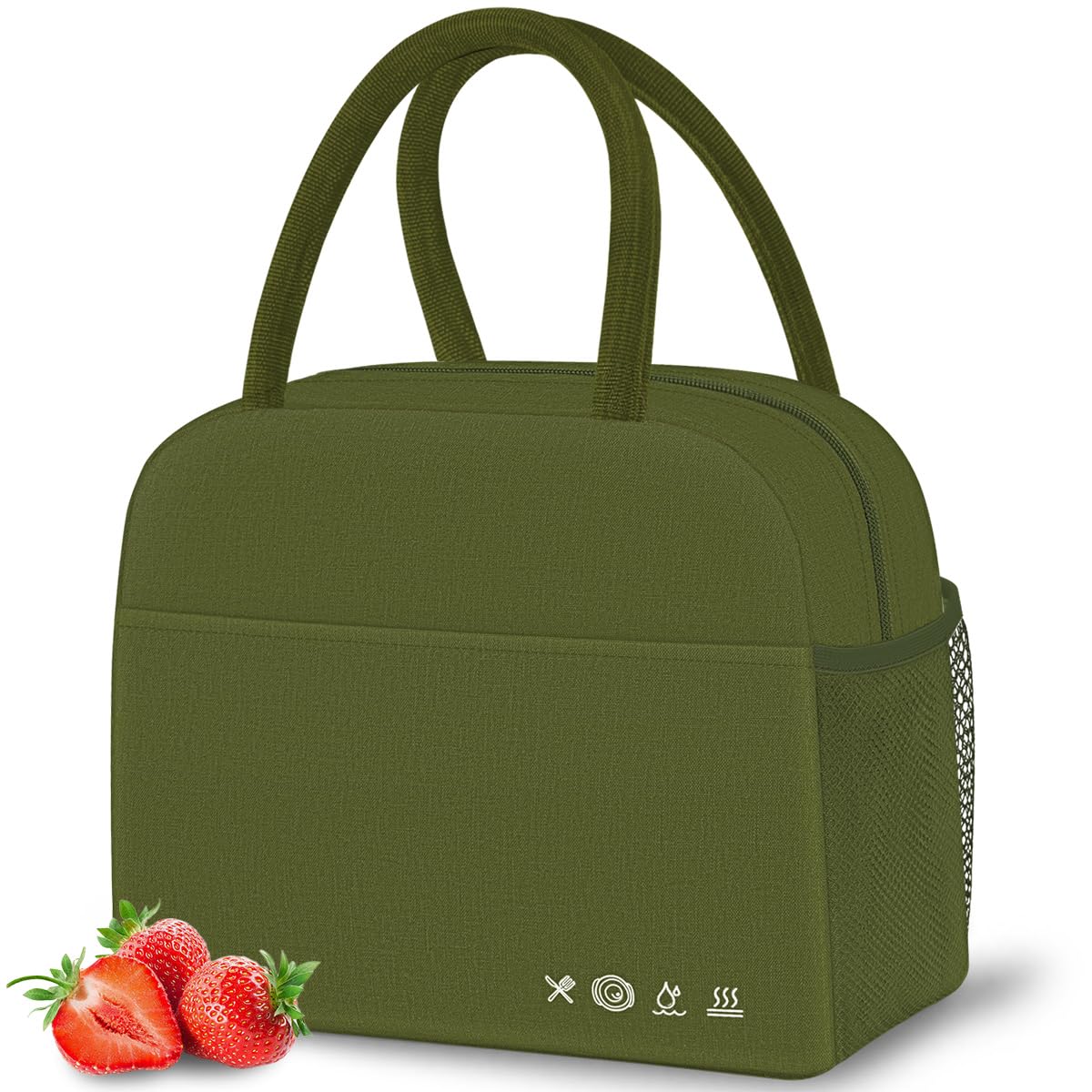 DALINDA Lunch Bag Women,Lunch Box for Women Men Reusable Insulated Lunch Tote Bag High Capacity for Travel Work Picnic