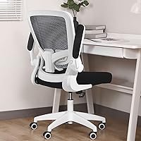Vista 9 de FelixKing Silla de oficina, silla de escritorio con soporte lumbar suave, silla ergonómica para computadora con reposacabezas, respaldo alto