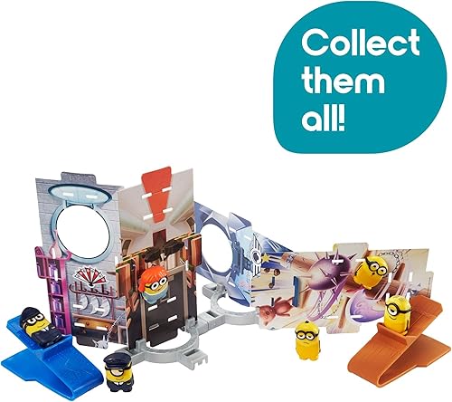 Miniatura 3 de Minions: The Rise of Gru Splat'ems Multipack Pilot con 3 mini figuras de Minion con lanzador de lujo y objetivos adhesivos, regalo para niños de 4