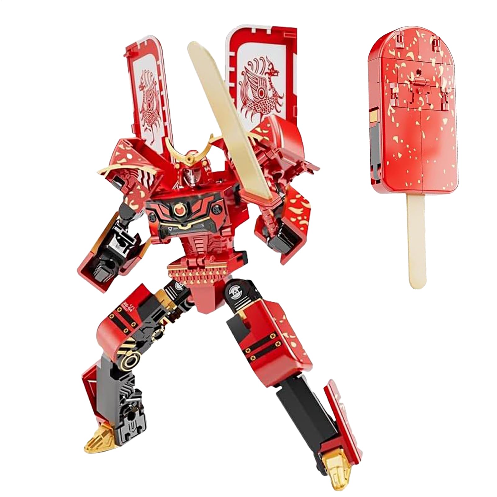 Ice Cream Transforming Robot Figure Model