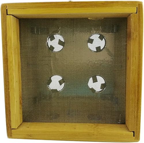 Miniatura 6 de Winterworm® Caja de curación de cuatro agujeros de bambú de 4 agujeros para Moxa Moxibustión Medicina Terapia