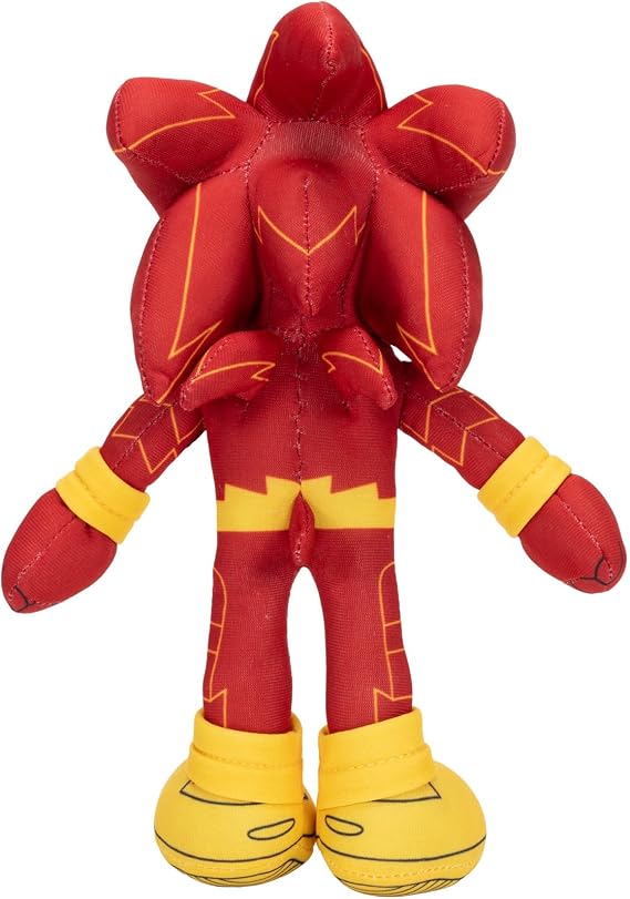Sonic The Hedgehog DC Comics Sonic as The Flash and Silver as Green Lantern 9 Plush 2-Pack
