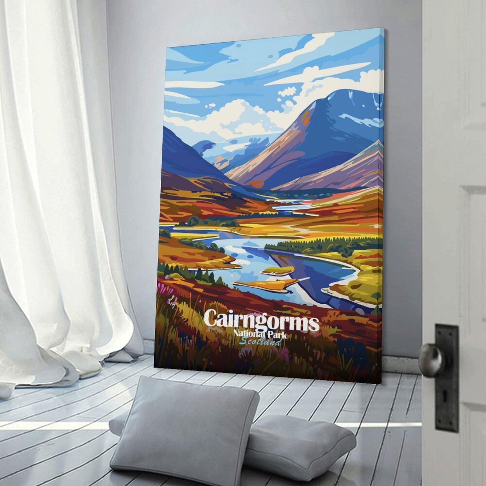 Junmoney Cairngorms National Park, Scotland Wall Picture Print 16x24inch(40x60cm), for Home Walls, Creative Rooms Or Shared Spaces, Stylish Home Artwork for Focal Walls