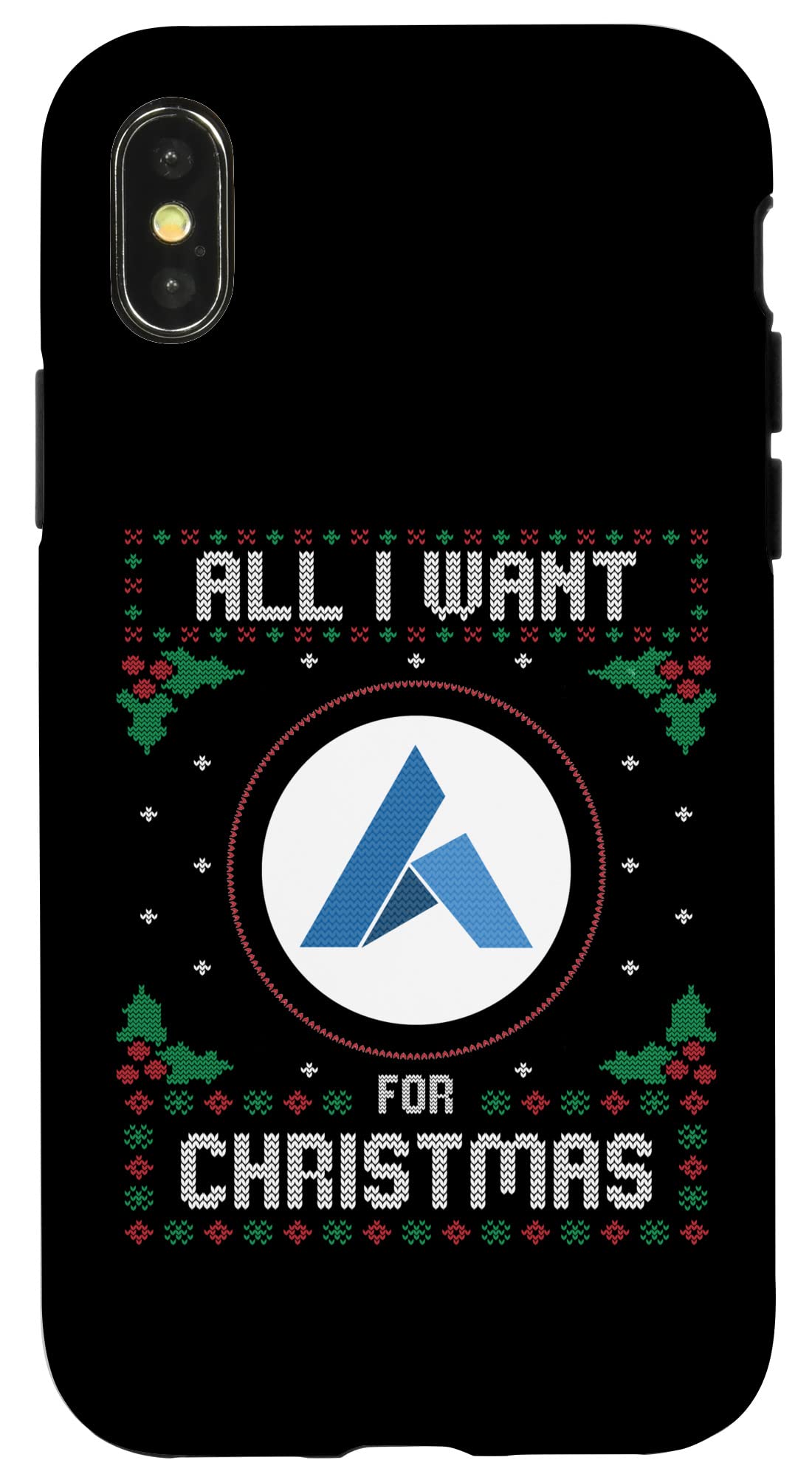 Iphone X Xs Ardor Christmas Crypto Sweater All I Want | Desertcart QATAR