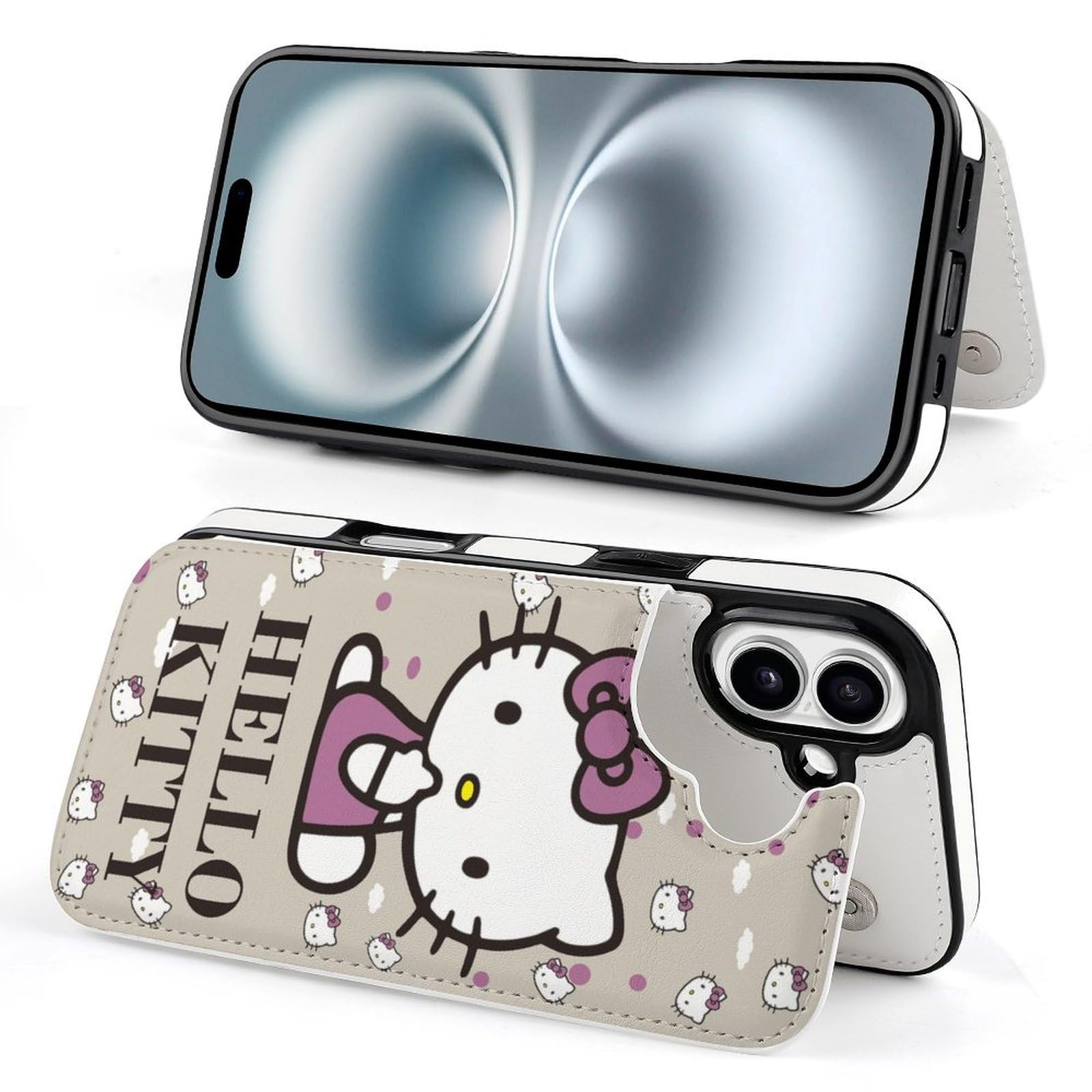 Amazon.co.jp: iPhone16Plusケース ハローキティ 手帳型