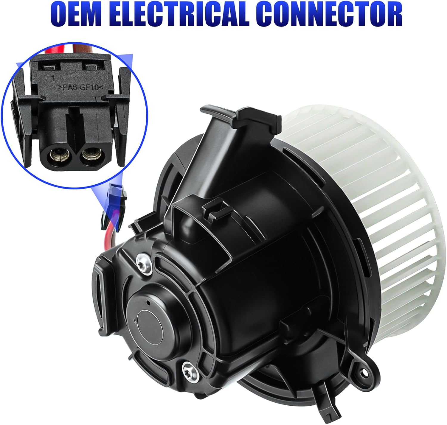 Front AC Blower Motor with Fan Fits for 2008 2009 2010 2011 Mercedes Benz C300 C350 C63 E350 E550 GLK350 HVAC Heater Blower Motor Replaces# 700248 2048200208