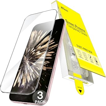 JETech Screen Protector for iPhone 15, 3-Pack