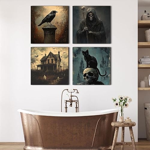 Miniatura 382 de Arte de pared de naturaleza con plantas verdes, decoración de pared de hojas botánicas tropicales, impresiones en lienzo para dormitorio, Hoja