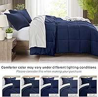 Vista 53 de satisomnia Queen Comforter Set Grey, Soft Seersucker Comforters Queen Size Bed, 3 Pieces Lightweight Down Alternative Bedding Comforter Full Sets