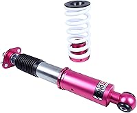 Vista 5 de Godspeed MSS0950 compatible con BMW Serie 3 RWD (E30) 1984-93 MonoSS Coilovers (2.008 in) Kit de bajada de suspensión