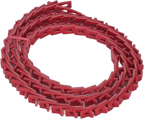 Power Twist V Belt 13mm Width 1.2m Length PU Link Belt, Vibration Reduction Low 