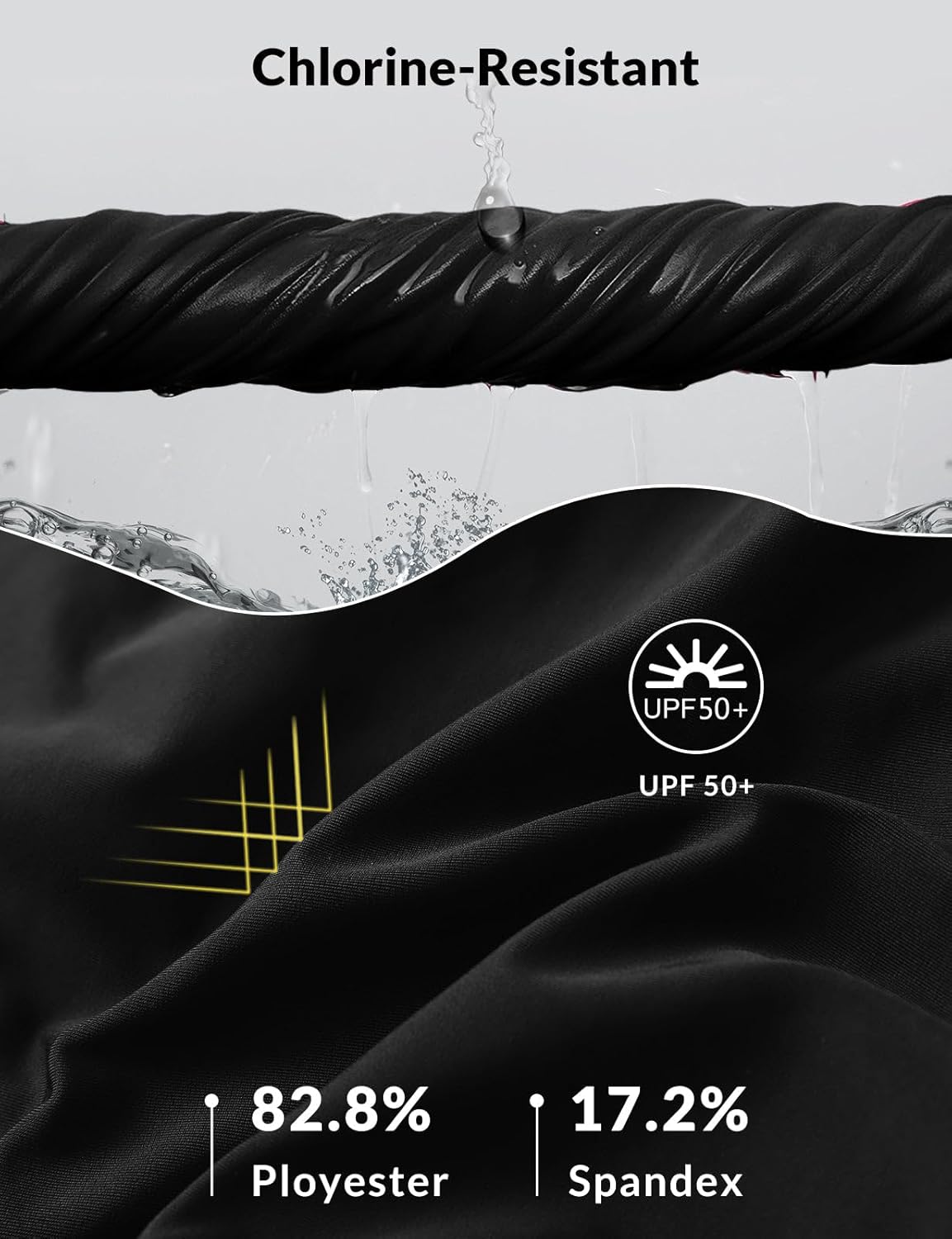 baleaf Women's 2025 17" Swim Skirt Bottoms High Waisted Modest Bathing Suit Skirt Tummy Control Swim Bottoms - Image 7