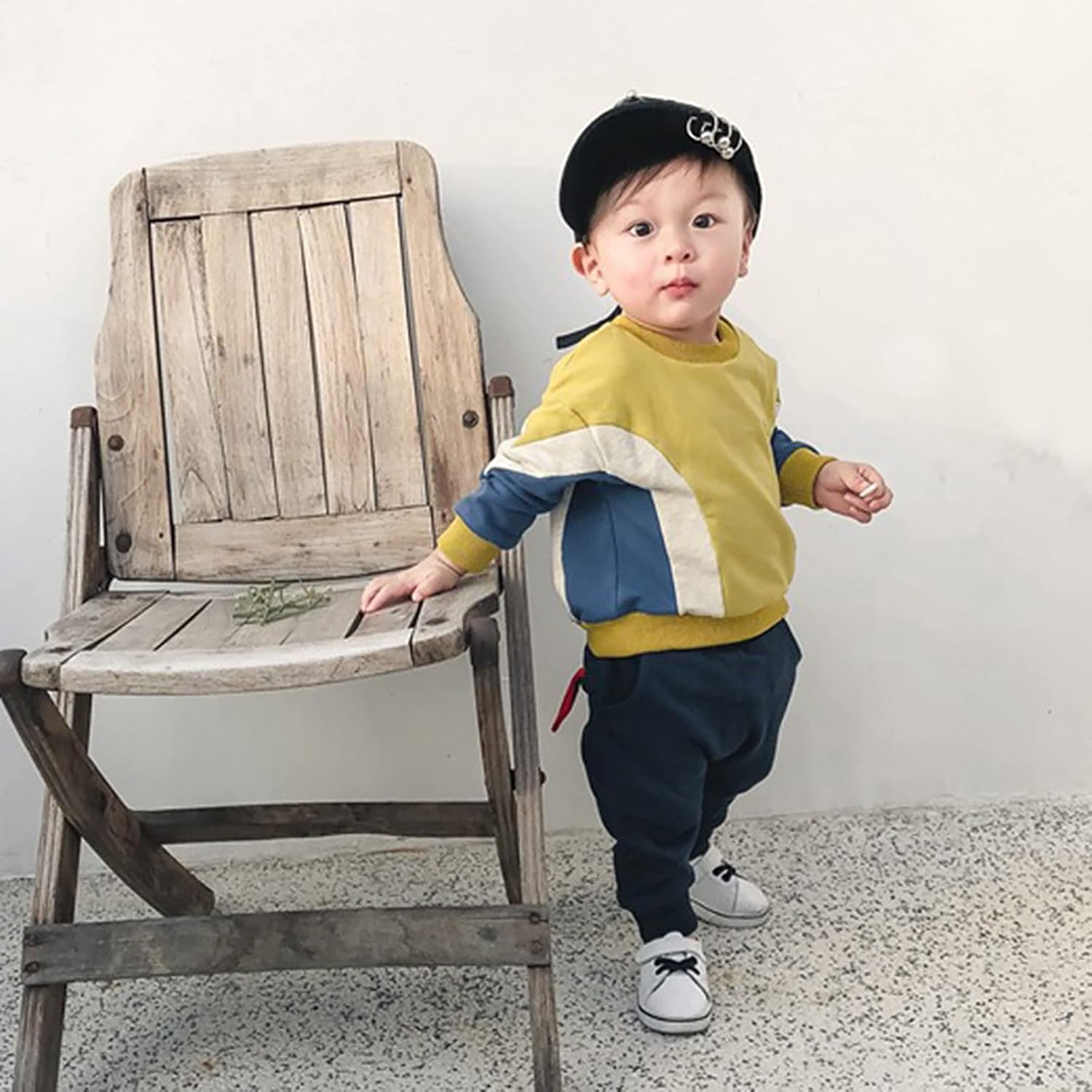 POLG Toddler Baby Boys Girls Jogger Pants Infant Cartoon Shark Monster Big Tongue Warm Harem Sweatpants Trousers
