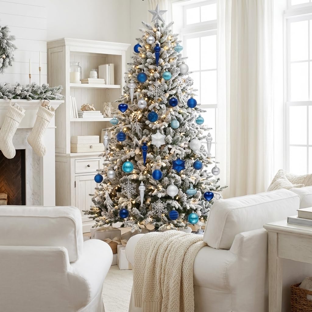 Amazon｜Valery Madelyn 60ct クリスマスツリーデコレーションボール