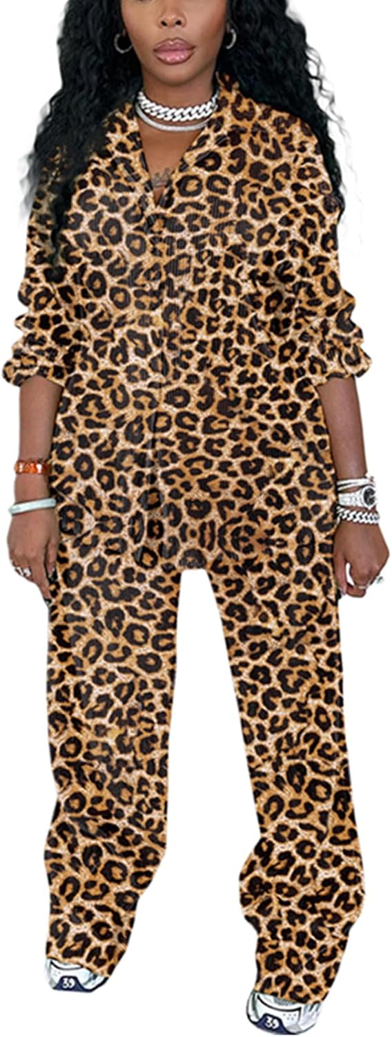 kaimimei Casual 2 Piece Outfit for Women - Linen Long Sleeve Button Down Shirt + Flare Pleated Wide Leg Pants Sets Streetwear - Image 2