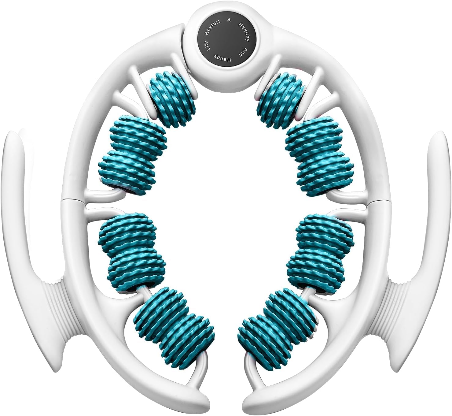 Manuelles Anti-Cellulite Massagegerät mit Abnehmbare Massageköpfe, Faszienrolle Bein Massageger für Oberschenkel Celulitis, Massage-Roller für Oberschenkel, Gesäß, Armen, Bauch Hautstraffung