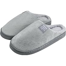 Women Men Plush Soft Slippers Winter Warm Slip On House Shoes Anti-Skid Indoor Outdoor