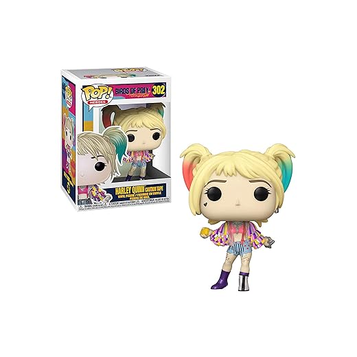 En Oferta Funko Pop! Heroes: Birds Of Prey - Harley Quinn (Caution Tape), Multicolor, 3.75 Inches