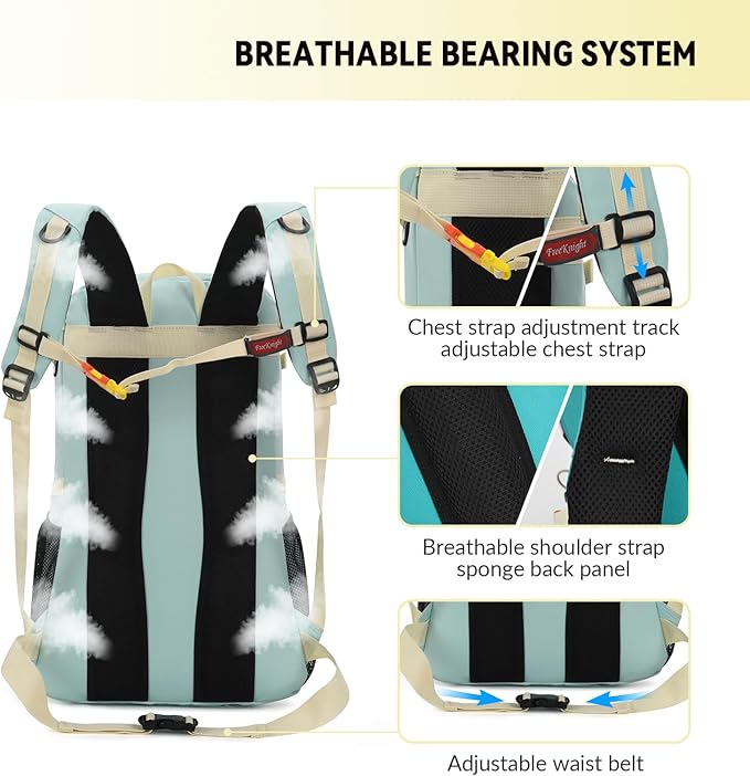 Bseash Morral Senderismo 40L Impermeable Viaje Camping miniatura 3