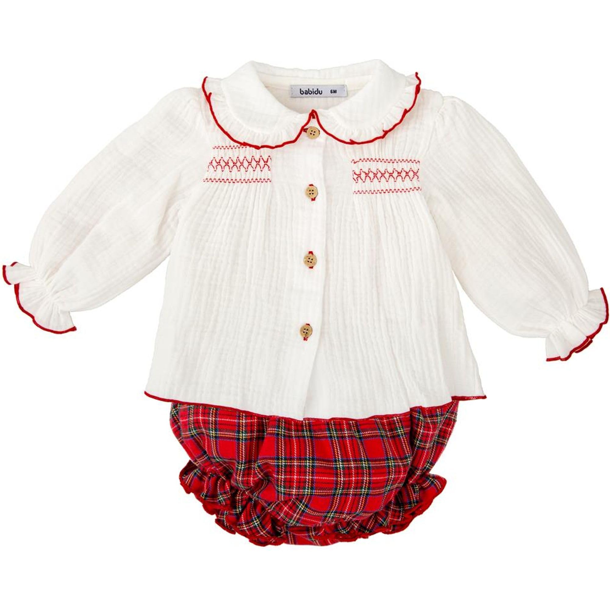 BABIDU Conjunto Bebé Niña Dos Piezas de Algodón, Diseño Suave y Transpirable, Ideal para Recién Nacido, Uso Diario