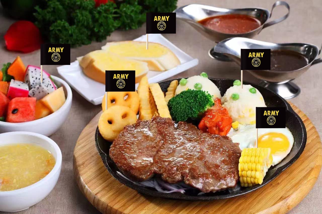 Hand Waving A Mini United States Of America Flag Isolated On White