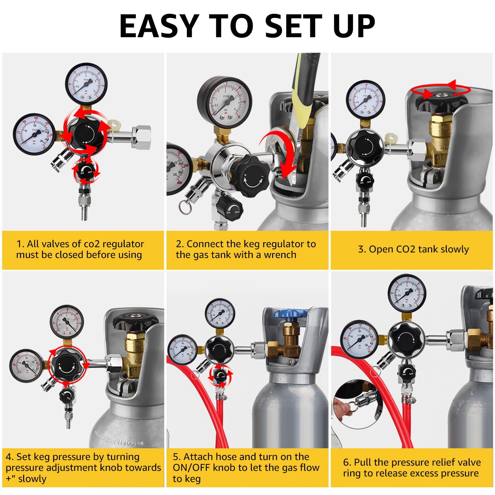 Amazon.co.jp: MRbrew CGA-320 ケグレギュレータ クイックディス