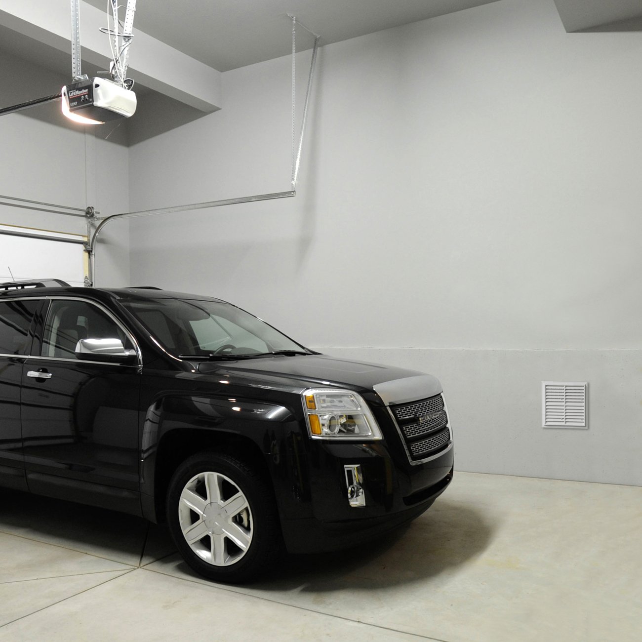 La Ventilazione G15DR2X2B Griglia Plastica con Dosatore Quadra da Sovrapporre, Bianco, 240 x 240 mm