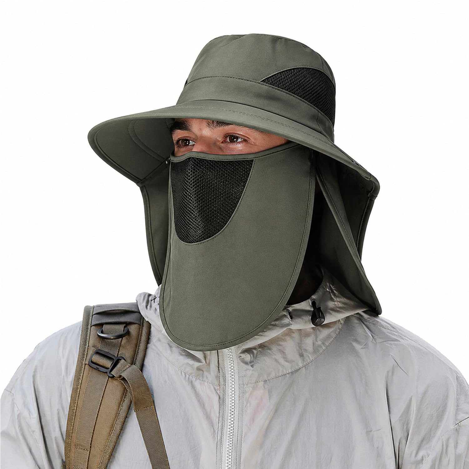 Cybersnc Men’s Wide Brim Sun Hat (Green), UV Protection Summer Fishing Hat, Lightweight Breathable Outdoor Cap for Hiking,... - Review, Price and Buying Guide