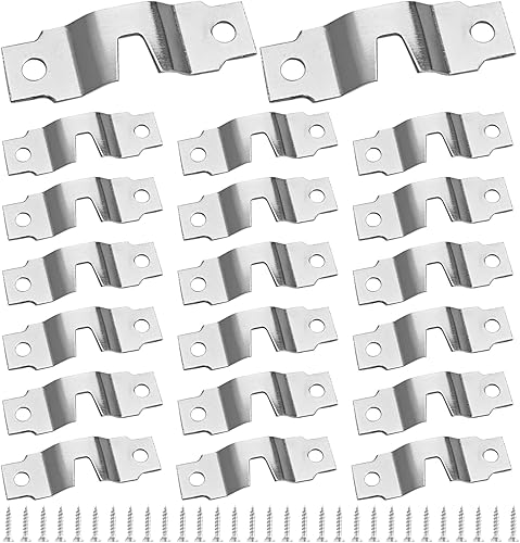 Miniatura 8 de Ganchos de pared adhesivos de doble cara, 20 pares de ganchos de pared autoadhesivos para colgar colgadores de fotos para colgar colgar fotos, baño,