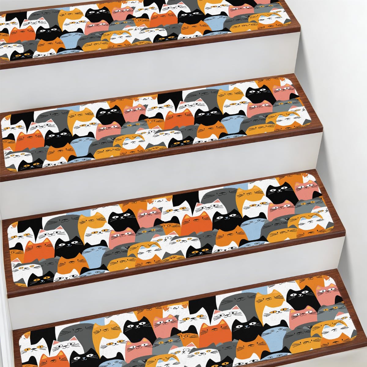 Tapetes decorativos Mexpekil para escaleras interiores de casas con mascotas