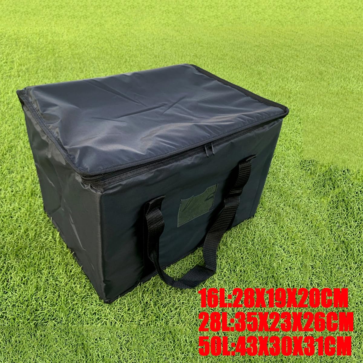 Sac isotherme pliable de 50 L, sac isotherme réutilisable, sac de pique-nique en plein air isolé froid et chaud, sac à déjeuner isotherme, sacs isothermes pour le déjeuner, pique-nique, école, trava