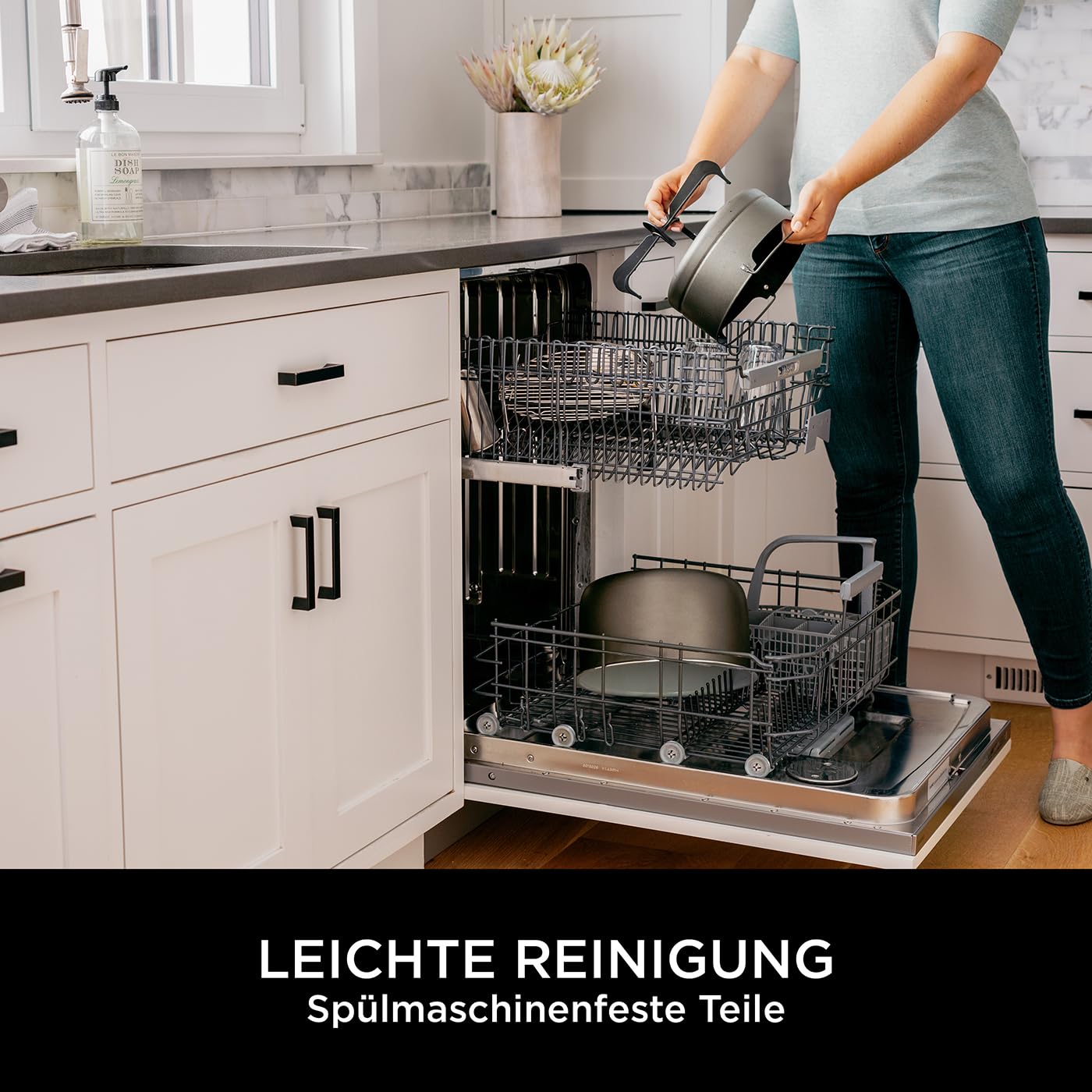 Ninja Foodi MAX Multikocher mit SmartLid, 7,5L, 12-in-1 Multicooker, Pressure Cooker Schnellkochen, Air fryer Heißluftfrittieren, Slow Cooker Langsamkochen, Kupfer/Schwarz, Amazon Exklusiv, OL650EUCP