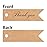 G2PLUS Mini Thank You Tags, 100PCS Small Gift Tags with String, Paper Hang Tag, Kraft Paper Gift Tag with Jute Twine for Arts and Crafts, Wedding, Christmas, Thanksgiving (Brown)