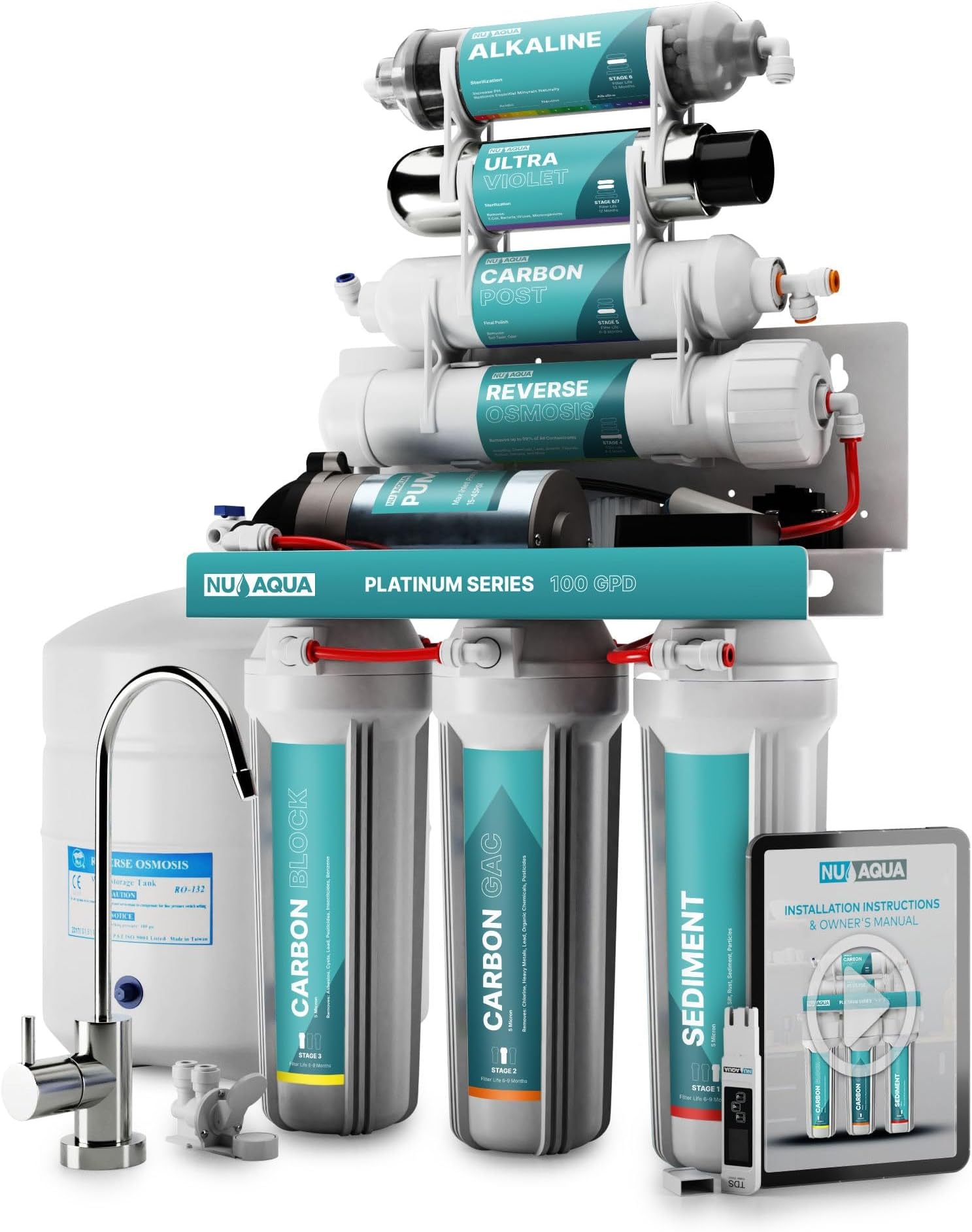 NU Aqua Ice Maker and Refrigerator Connection Kit For