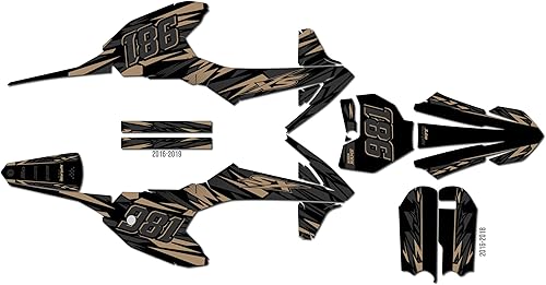 Miniatura 11 de Kit de gráficos para KTM 50SX MINI SX50 (2020-2023) Serie Twitch Teal 16 Mil - Adhesivos para motocicleta Dirt Pit Bike Motocicleta, accesorios