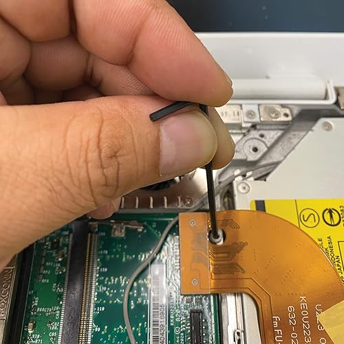 Vista 4 de Performance Tool W1393 - Juego de llaves hexagonales largas SAE, color negro, llaves Allen de grado profesional con alcance adicional para trabajos