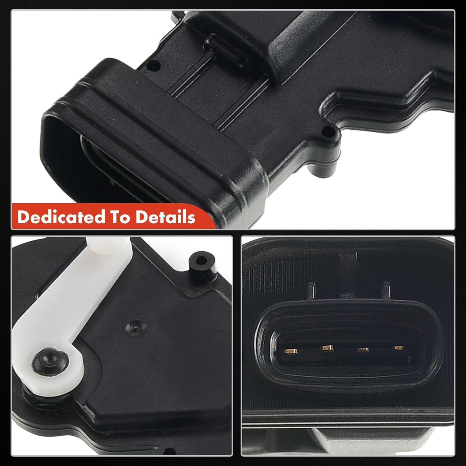 A-Premium Right Passenger Side Sliding Door Lock Actuator Compatible with 1998-2003 Toyota Sienna, 3.0L, Mini Passenger Van, Power Sliding Door - Replace# 6913008020