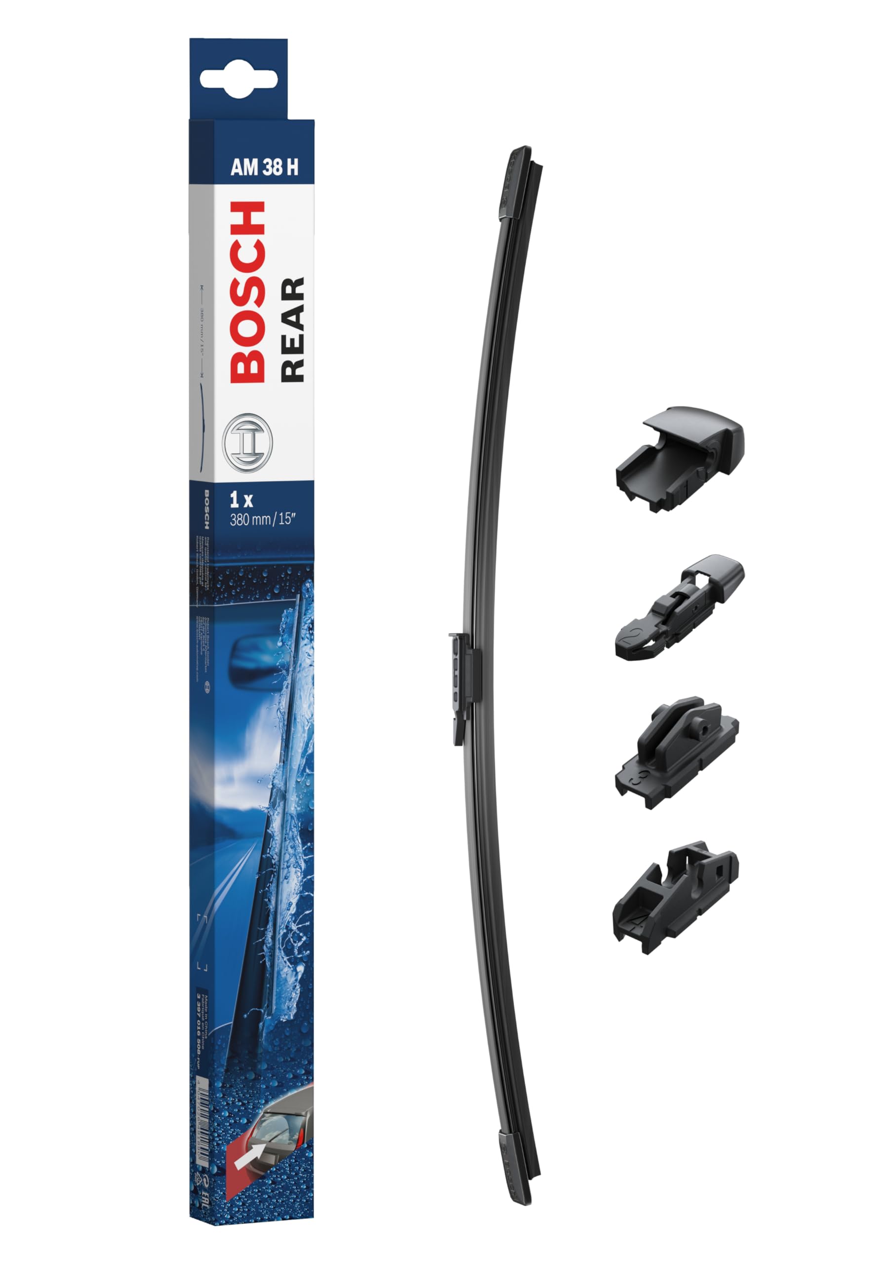 Tergilunotto Bosch Rear A382H - 380mm Per Lunotto Posteriore