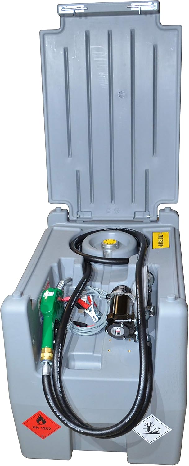 JohnDow Industries JDI-AFT58 58-Gallon Auxiliary Diesel Fuel Tank, with 12 Volt Electric Transfer Pump 1 Pack