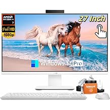 ASUS 27" Touchscreen All-in-One Desktop Computer, Ryzen AI 7 350, 32GB RAM