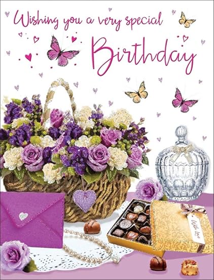 Regal Publishing Carte D Anniversaire Pour Femme 3 X 15 2 Cm Amazon Fr Fournitures De Bureau