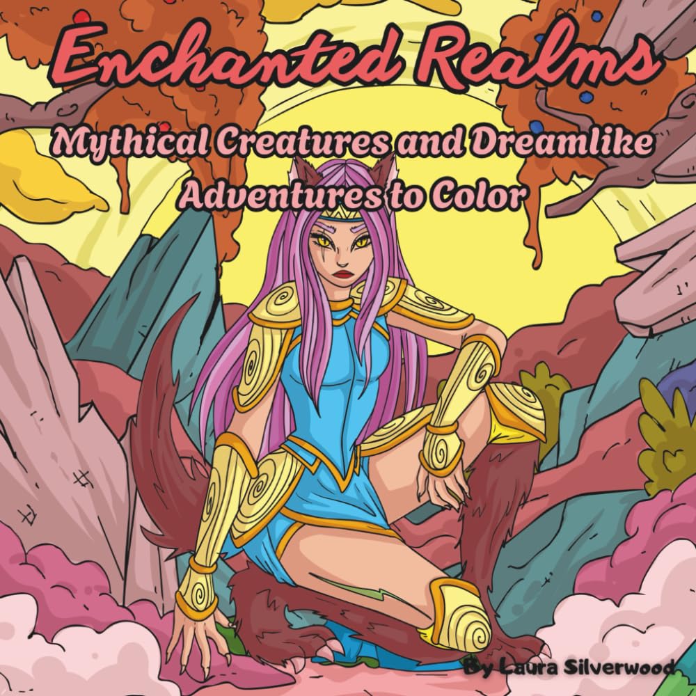 Enchanted Realms: Mythical Creatures and Dreamlike Adventures to Color