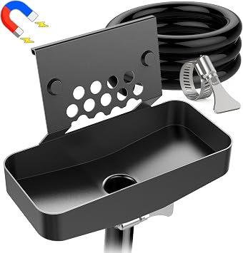 Upgraded Grease Catcher for Blackstone, Integrated Grease Trap with Magnetic Design Durable, Compatible with Blackstone Griddle Accessories