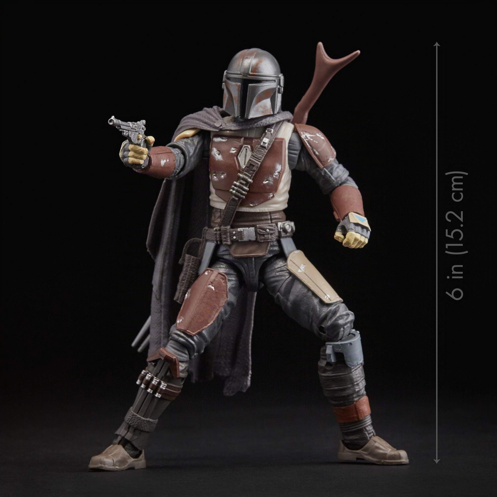 Star Wars - The Black Series 15cm - The Mandalorian | Figura coleccionable de la serie Black de 6 pulgadas con articulación de alta calidad