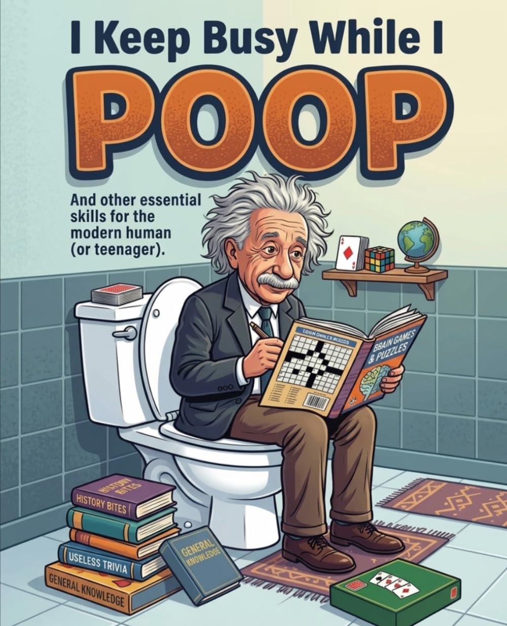 I keep busy while I poop: 200 games and riddles for teens to solve on the throne from 12 years old