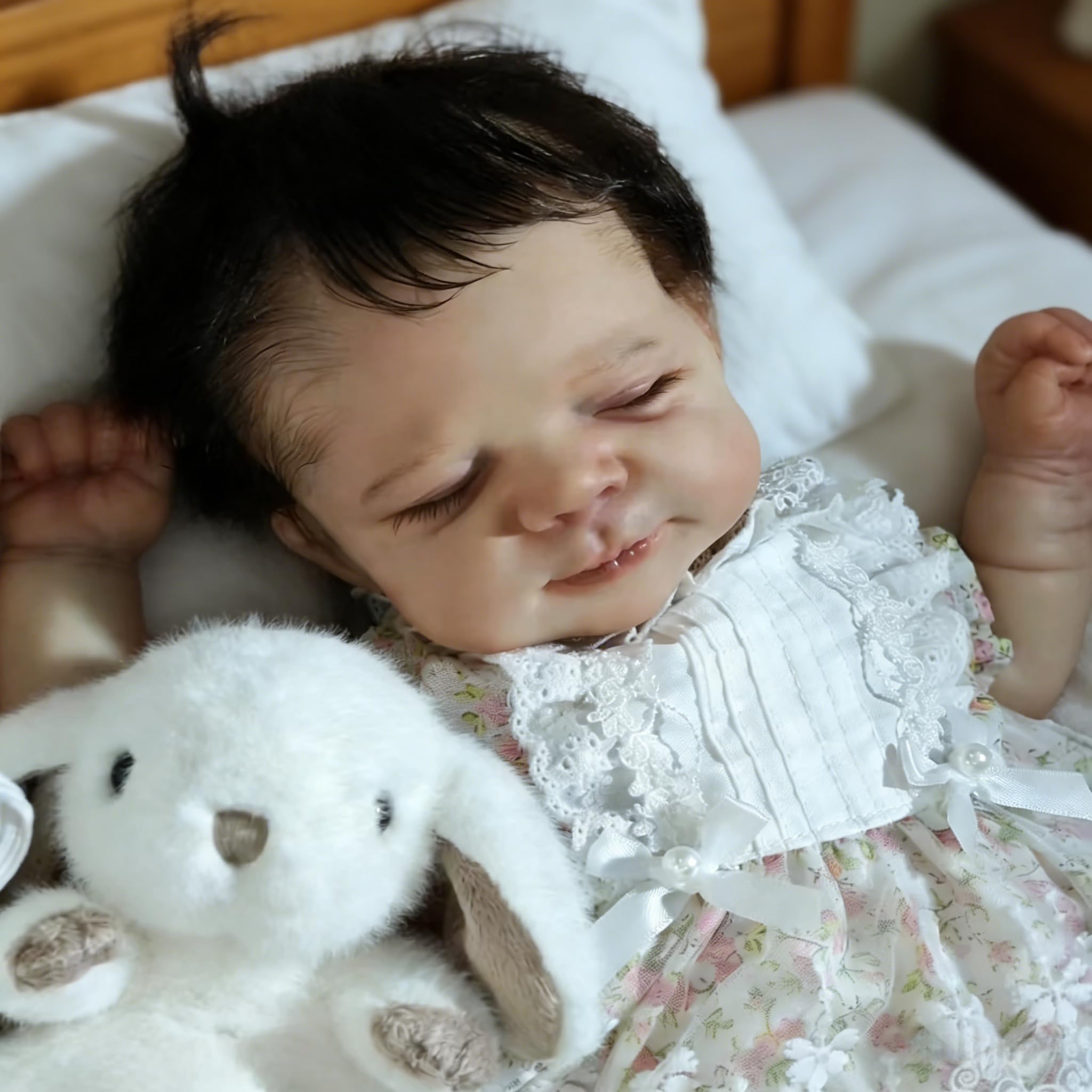 Realistyczny miękki silikon Reborn Baby Doll Girl Cloth Body 45 cm, które wyglądają jak prawdziwe noworodek, ręcznie robione winylowe kończyny, realistyczne, Reborn Baby Dolls zabawka