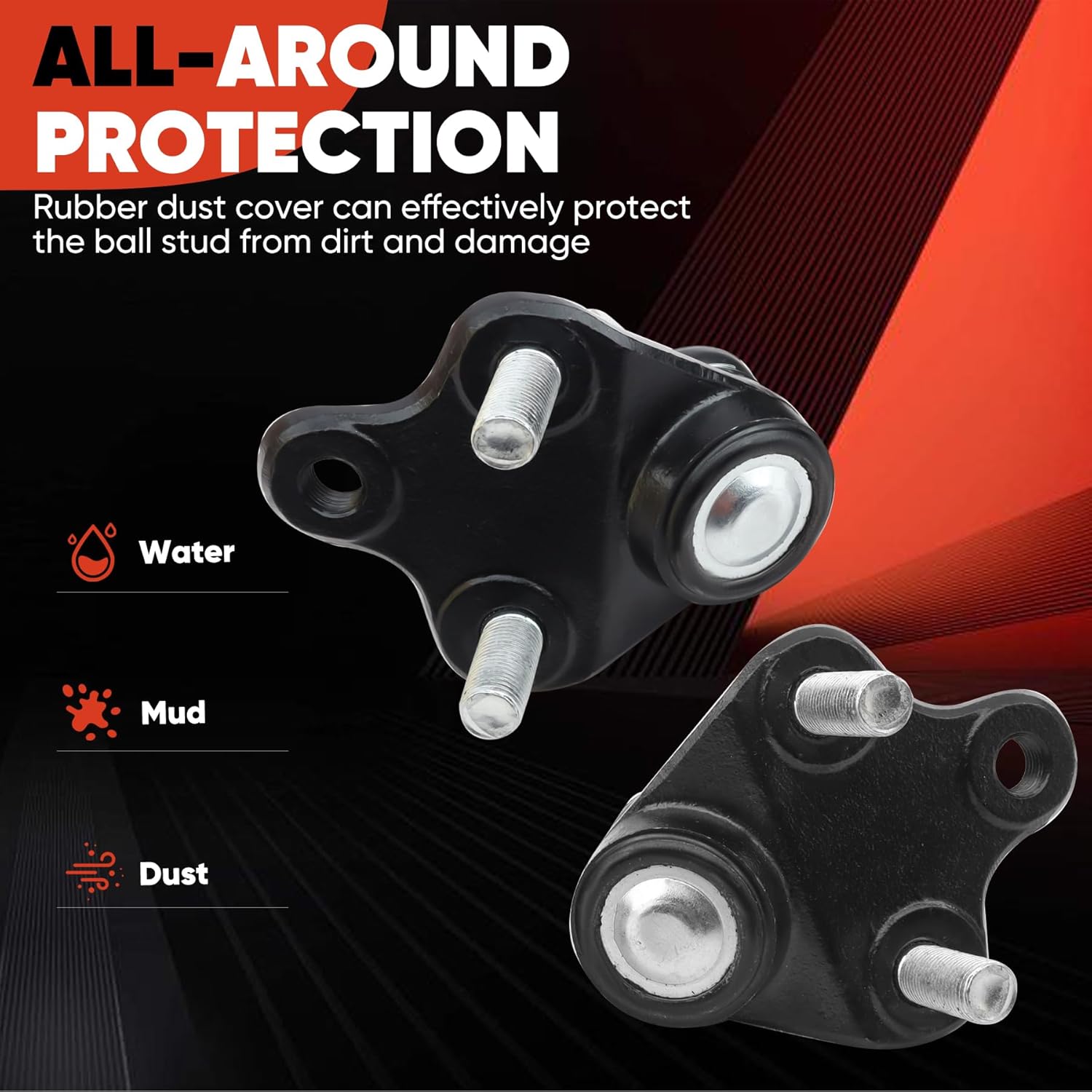 K90309 Front Lower Ball Joint Kit Compatible with Toyota Corolla 1996-2008 2019-2022 Prius 2001-2003 2016-2022 Prius AWD-E 19-22 Prius Prime 17-22 Lower Ball Joint for RAV4 01-05 Celica 00-05