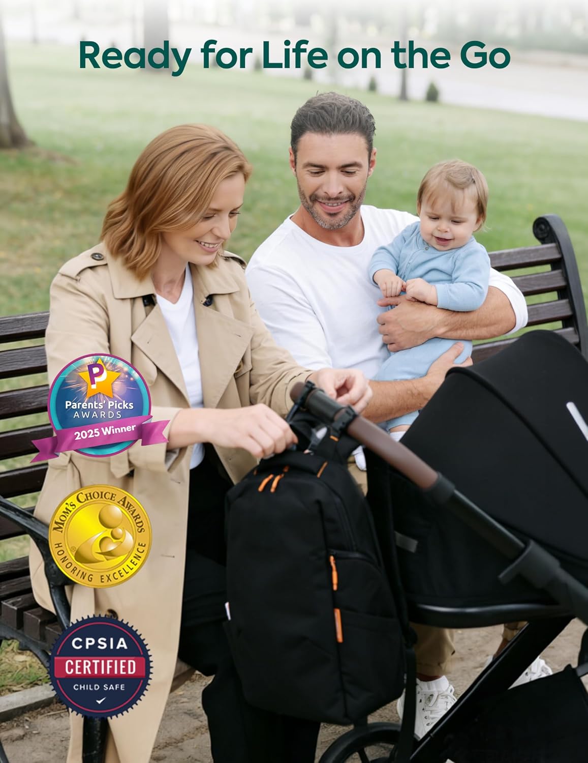 Babelio Grid Wizard Diaper Bag Backpack - Multi Function Waterproof Diaper Bag, Travel Essentials Baby Bag with Insulated Bottle Holders, Baby Shower Gifts, Black