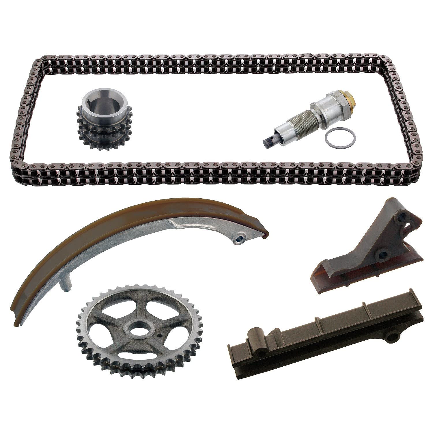 Timing Chain Kit fits MERCEDES 410D T1 2.8D 88 to 95 OM602.940 0039975594 Febi