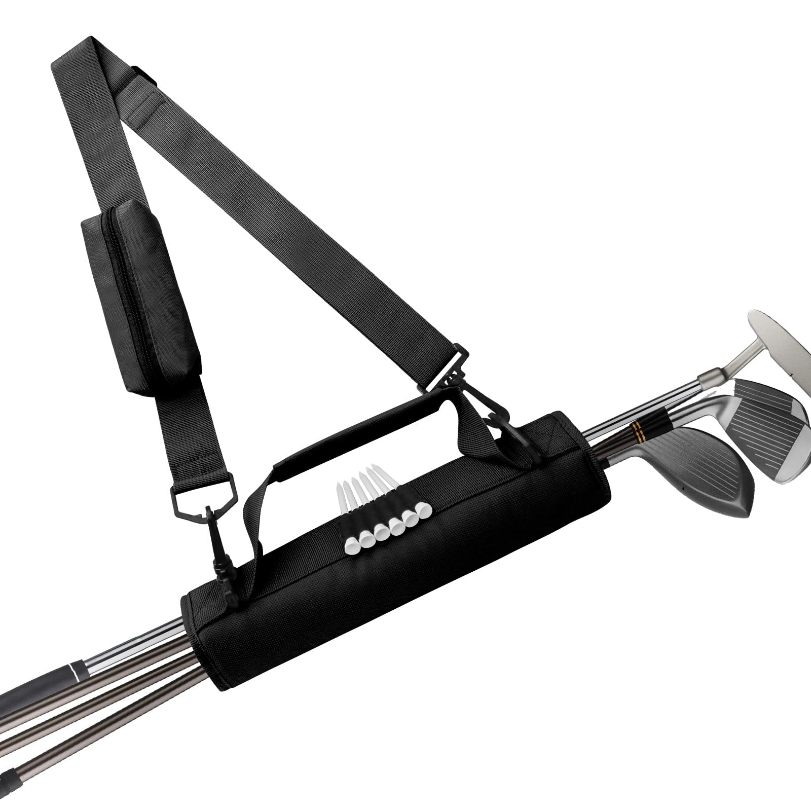 Golf Club Bag Mini Lightweight for Men Women Ladies Kids with/Without Ball Pouch Pack, Portable for Driving Range Carrier Course Training Case